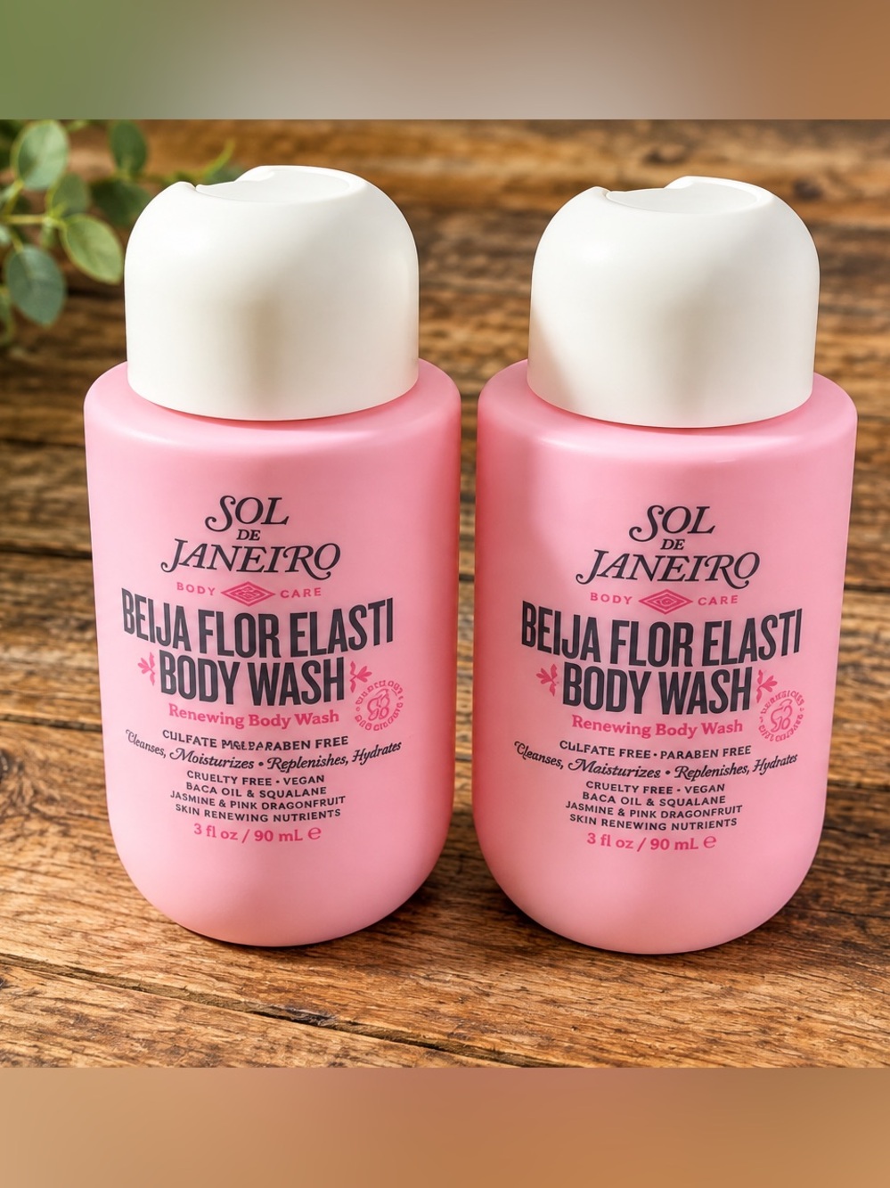 Sol de Janeiro Beija Flor Elasti Body Wash Bundle of 2 - 90ML each!
